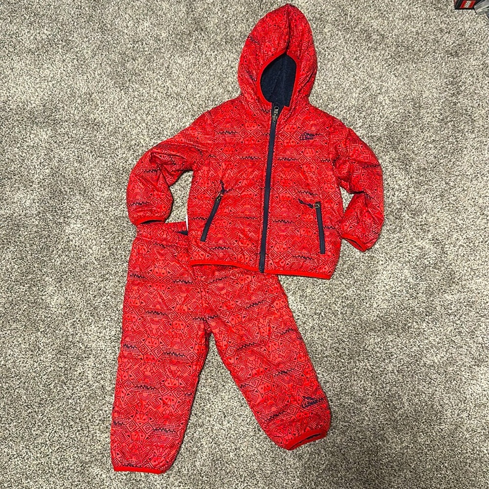 L.L. Bean Reversible 3T Fox Snow Suit